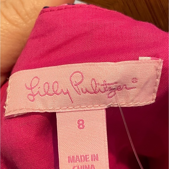 Lilly Pulitzer Silk Mini Dress size 8 - Picture 9 of 10